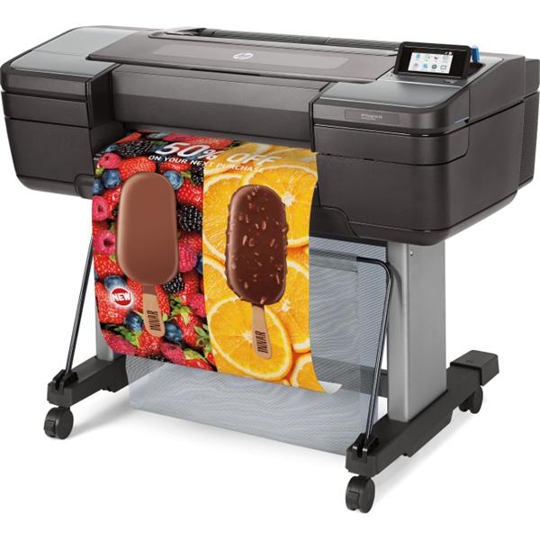 Широкоформатный принтер HP DesignJet Z6 PS (24",6 colors, pigment ink, 2400x1200dpi,128 Gb(virtual),500 Gb HDD, GigEth/host USB type-A,stand,single sheet and roll feed,autocuttePS)