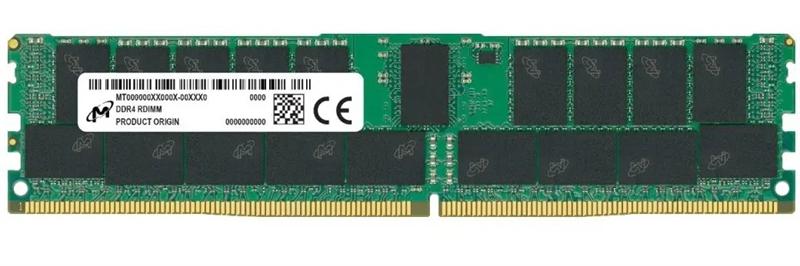 Оперативная память Micron DDR4 LRDIMM 128GB 4Rx4 3200 MHz ECC Registered Load Reduced MTA72ASS16G72LZ-3G2, 1 year, OEM