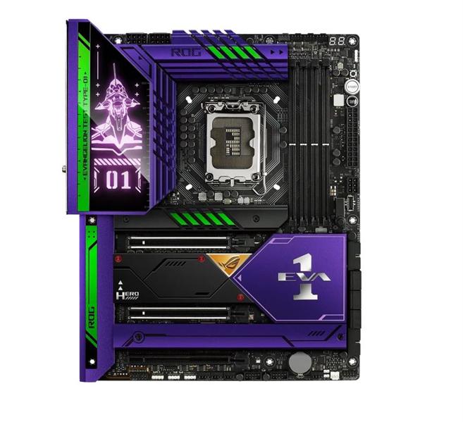 Материнская плата ASUS ROG MAXIMUS Z690 HERO EVA, LGA1700, Z690, 4*DDR5, HDMI, 2xUSB Type-C, SATA3, M2, Audio, Gb LAN, USB 3.2, COM*1 header (w/o cable), ATX; 90MB1BX0-M0EAY0