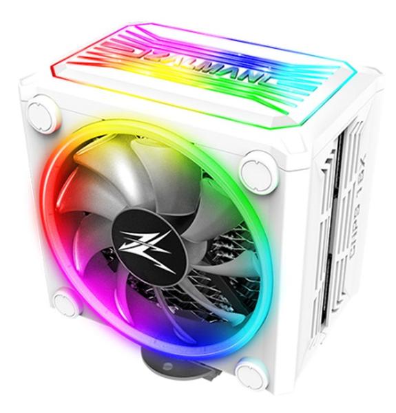 Кулер для процессора ZALMAN CNPS16X White, 120mm RGB FAN, 4 HEAT PIPES, 4-PIN PWM, 1350-2700 RPM, 20-32DBA, LONG LIFE BEARING, FULL SOCKET SUPPORT