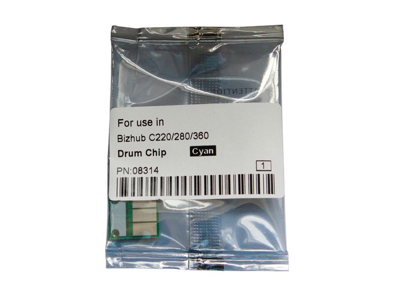Чипы Чип драм-юнита для KONICA MINOLTA Bizhub C220/C280/C360 (CET) CMY, (WW), 90000 стр., CET8314