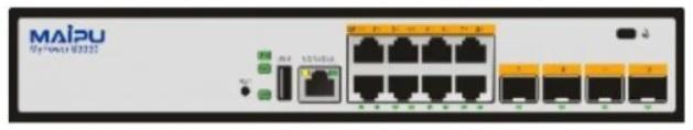 Коммутатор Maipu S3330-12TXP-AC (8*100/1000M, 4*10G SFP+ , 120W PoE&PoE+, 1*AC Power)