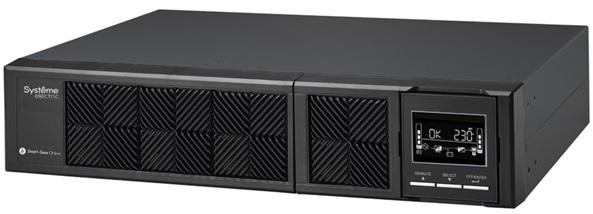 Источник бесперебойного питания Systeme Electriс Smart-Save Online SRV, 2000VA/1800W, On-Line, Rack 2U(Tower convertible), LCD, Out: 6xC13, SNMP Intelligent Slot, USB, RS-232