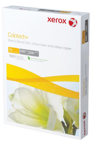  Бумага XEROX Colotech Plus 170CIE, 220г, A4, 250 листов (кратно 4 шт)