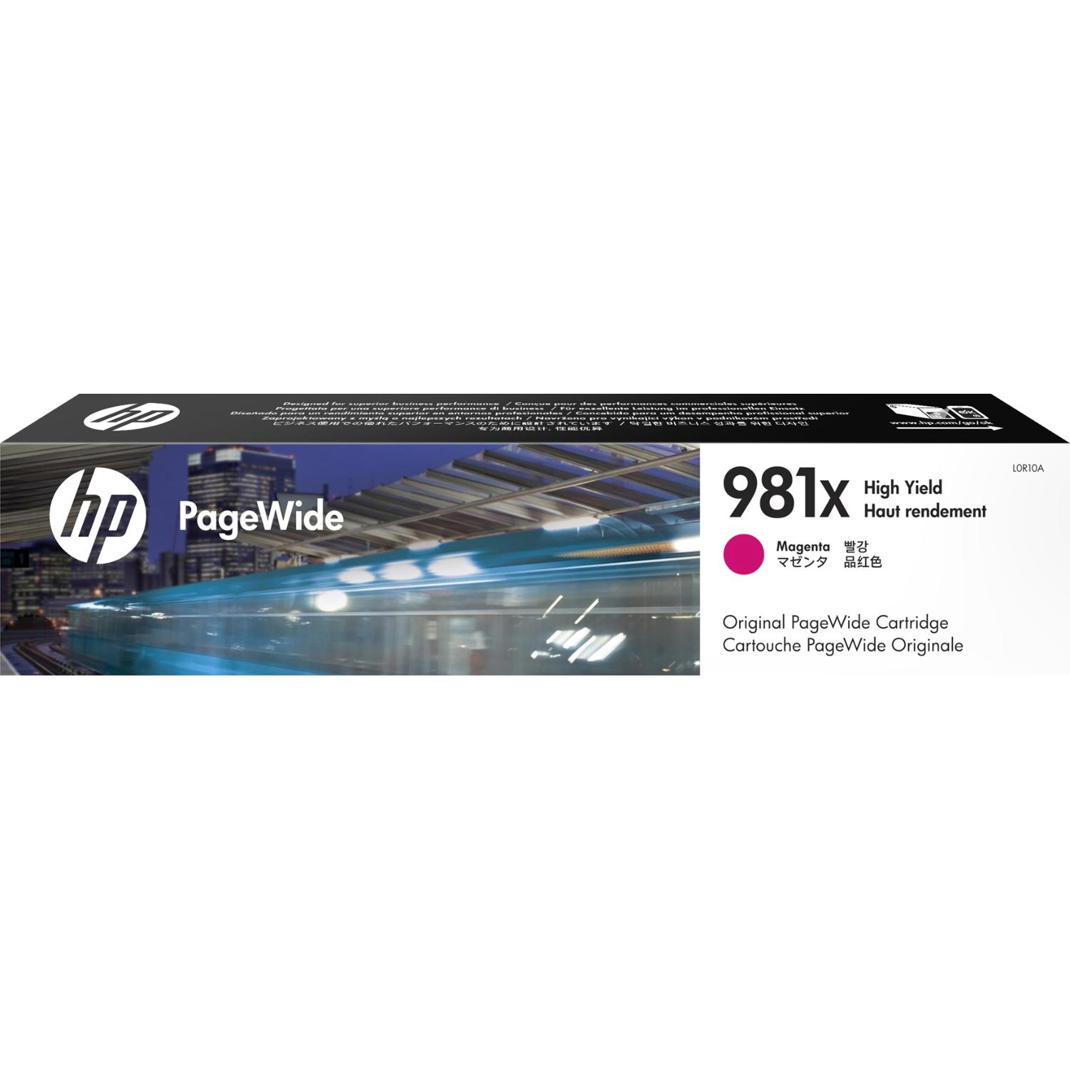 Картридж Cartridge HP 981X для PageWide, пурпурный (10 000 стр.)