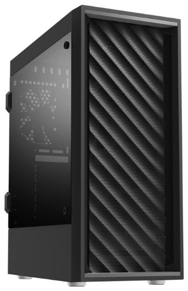 Корпус ZALMAN T7, ATX, BLACK, WINDOW, 2xCOMBO (3.5" or 2.5"), 4x2.5", 2xUSB2.0, 1xUSB3.0, FRONT 1x120mm, REAR 1x120mm