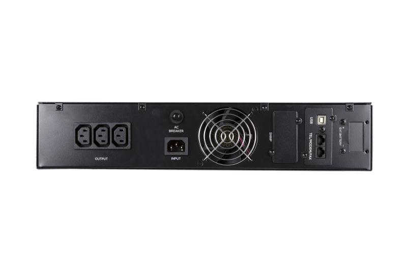 Источник бесперебойного питания IRBIS UPS Optimal  1000VA/800W, LCD, 3xC13 outlets, USB, SNMP Slot, Rack mount/Tower