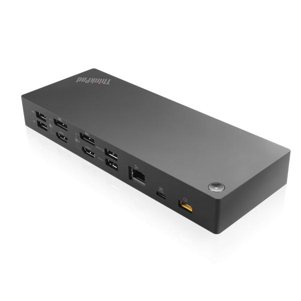 Док-станция ThinkPad Hybrid USB-C with USB-A Dock (2x DP 1.2, 2x HDMI, 3x USB 3.1, 2 x USB 2.0, 1x USB-C, 1x RJ-45, 1x 1x Combo Audio Jack 3.5mm)