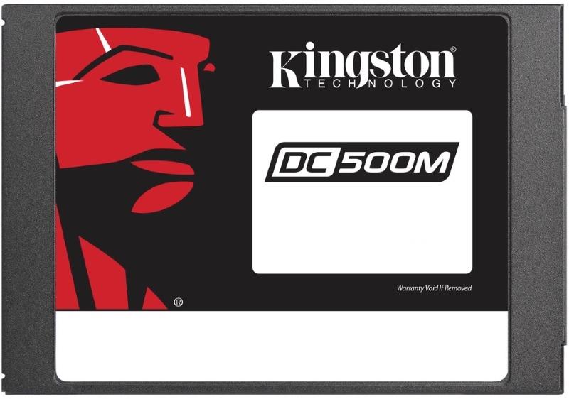 Твердотельный накопитель Kingston Enterprise SSD 960GB DC500M 2.5" SATA 3 R555/W520MB/s 3D TLC MTBF 2М 98 000/70 000 IOPS 1,3DWPD (Mixed-Use) 3 years