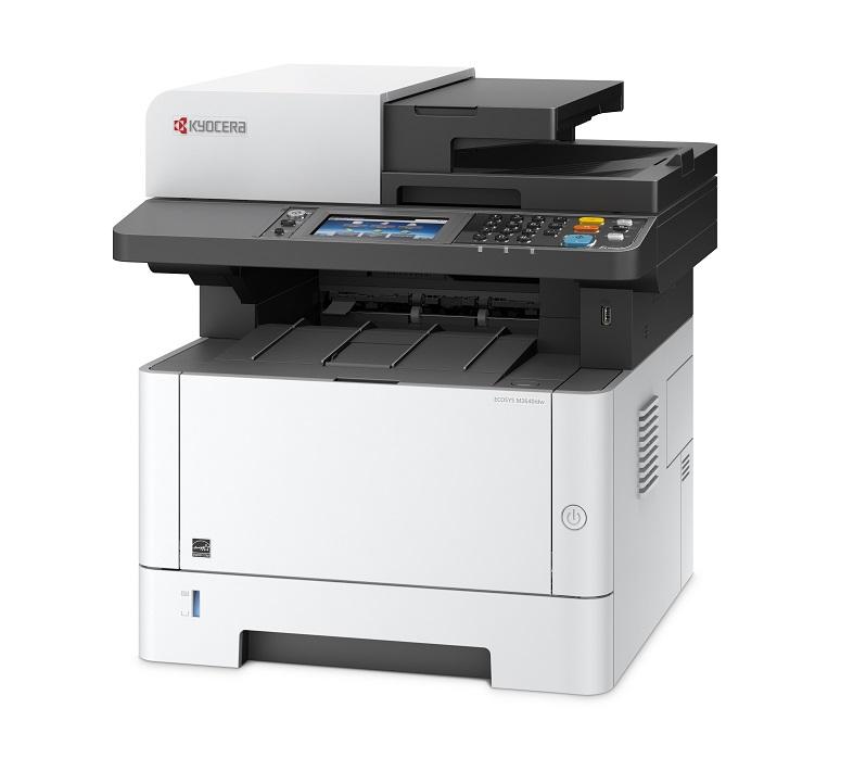 Мфу Kyocera ECOSYS M2640idw, P/C/S/F, ч/б лазерный, А4, 40 стр/мин, 1200x1200 dpi, 512 Мб, USB 2.0, Network, Wi-Fi, HyPAS, лоток 250  (не оригинальная коробка, после ремонта в СЦ ( замена платы питания))