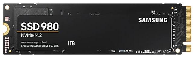 Твердотельный накопитель SSD M.2 (PCI-E NVMe) 1Tb Samsung 980 (R3500/W3000MB/s) (MZ-V8V1T0BW) 1year