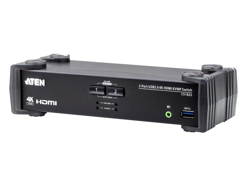 Квм перевключатель ATEN 2-Port USB 3.0 4K HDMI KVMP™ Switch