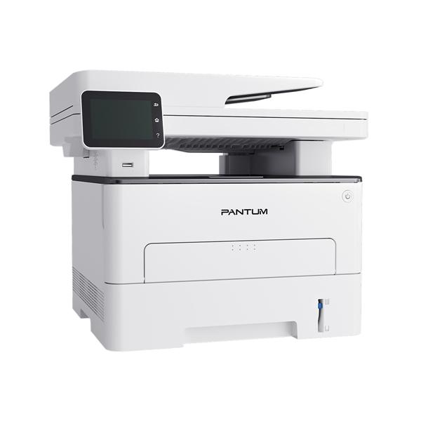 Мфу Pantum BM5106FDN, P/C/S/F, Mono laser, A4, 40 ppm (max 100000 p/mon), 1.2 GHz, 1200x1200 dpi, 512 MB RAM, Duplex, DADF50, paper tray 250 pages, USB, LAN,touch screen, start. cartridge 6000 pages