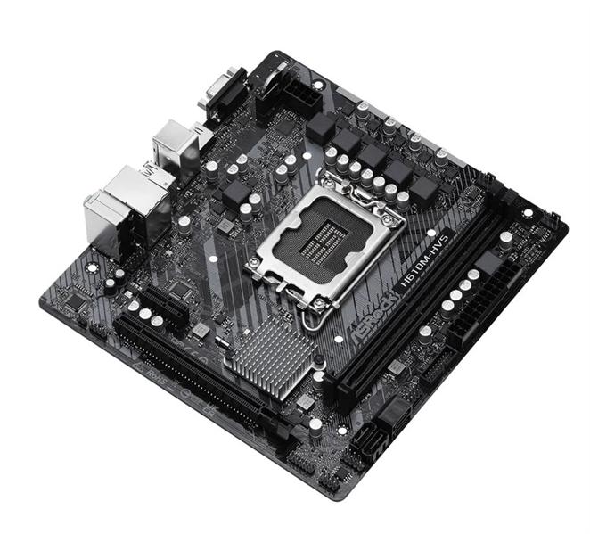 Материнская плата ASROCK H610M-HVS, LGA1700, H610, 2*DDR4, D-Sub+HDMI, 4xSATA3 6.0, 2xUSB 3.2, 4xUSB 2.0, mATX; 90-MXBHT0-A0UAYZ