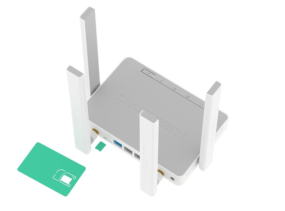  Keenetic Runner 4G (KN-2211) Интернет-центр с модемом 4G/3G, Mesh Wi-Fi N300 и 4-портовым Smart-коммутатором
