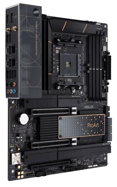 Материнская плата ASUS PROART X570-CREATOR WIFI, Socket AM4, X570, 4*DDR4, CrossFireX, HDMI + DP, SATA3 + RAID, Audio, Gb LAN, USB 3.2*10, USB 2.0*3,ATX ; 90MB18Z0-M0EAY0