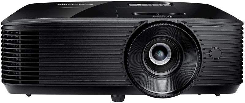 Проектор Optoma H185X Home Entertainment /Cinema (DLP,WXGA 1280x800, 3700Lm, 28000:1, HDMI, VGA, Composite video, Audio-in 3.5mm, VGA-OUT, Audio-Out 3.5mm, 1x10W speaker, 3D Ready, lamp 6000hrs, Black, 3.03kg)