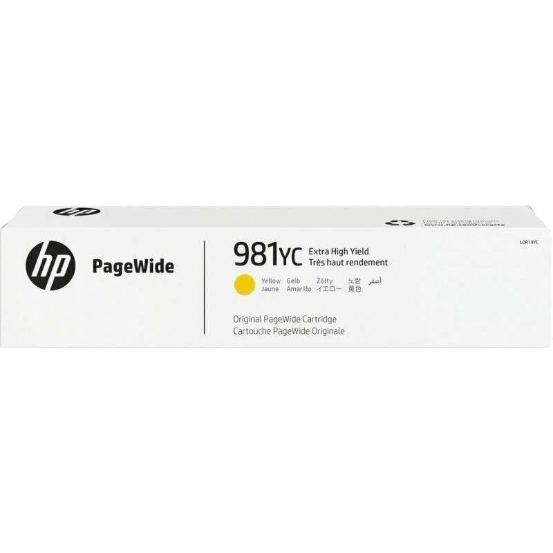 Запасная часть MPS A4 Картридж HP 981YC для PageWide Managed MFP E58650, желтый (16 000 стр.)