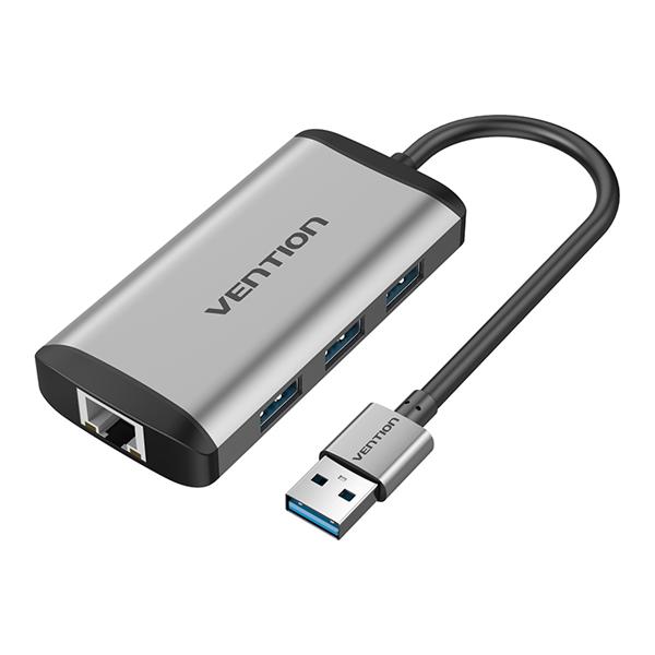 Порт-репликатор Vention USB 3.0 to USB3.0*3/Gigabit Ethernet Docking Station