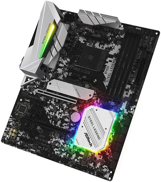 Материнская плата ASROCK B450 STEEL LEGEND , AM4, B450, 4*DDR4, HDMI+DP, 4xSATA3 6.0, M.2 Socket, 4xUSB 3.2, 2xUSB 2.0, Type-C, ATX; 90-MXBA00-A0UAYZ