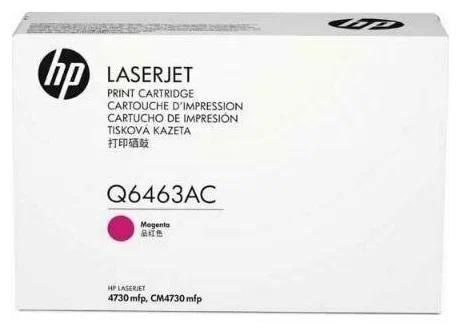 Картридж Cartridge HP для CLJ 4730, пурпурный (12000 стр.) (белая упаковка) (незначительное повреждение коробки)