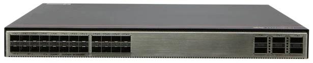 Коммутатор HUAWEI S6730-H24X6C (24*10GE SFP+ ports, 6*40GE QSFP28 ports, optional license for upgrade to 6*100GE QSFP28, Basic SW,Per Device, 2 * 600W AC, 1U mounting ear)