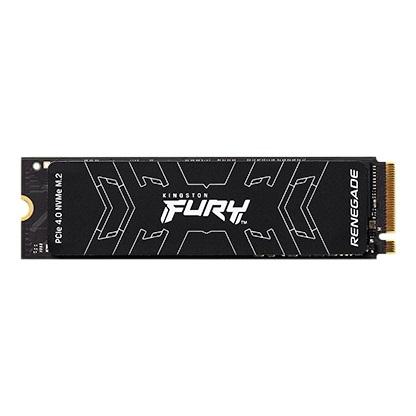 Твердотельный накопитель Kingston SSD 500GB SFYRSK/500G Fury Renegade M.2 2280 PCIe 4.0 x4 NVMe R7300/W3900MB/s 3D TLC MTBF 2M 500TBW  Retail Heatsink 1 year