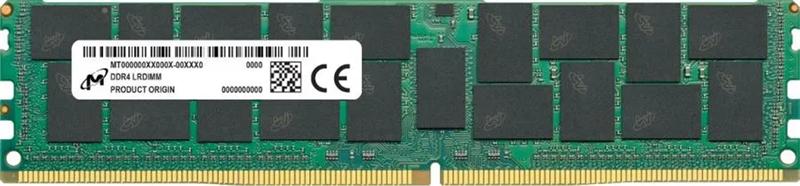 Оперативная память Micron DDR4 LRDIMM 128GB 4Rx4 3200 MHz ECC Registered Load Reduced MTA72ASS16G72LZ-3G2, 1 year, OEM
