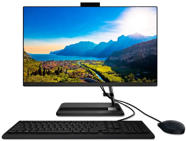 Моноблок Lenovo IdeaCentre 3 22ITL6 All-In-One 21,5" Pentium Gold 7505, 4GB DDR4 3200 SODIMM, 256GB SSD M.2, Intel UHD, WiFi, BT, USB KB&Mouse, Win11 Home, Black, 1Y (существенное повреждение коробки)