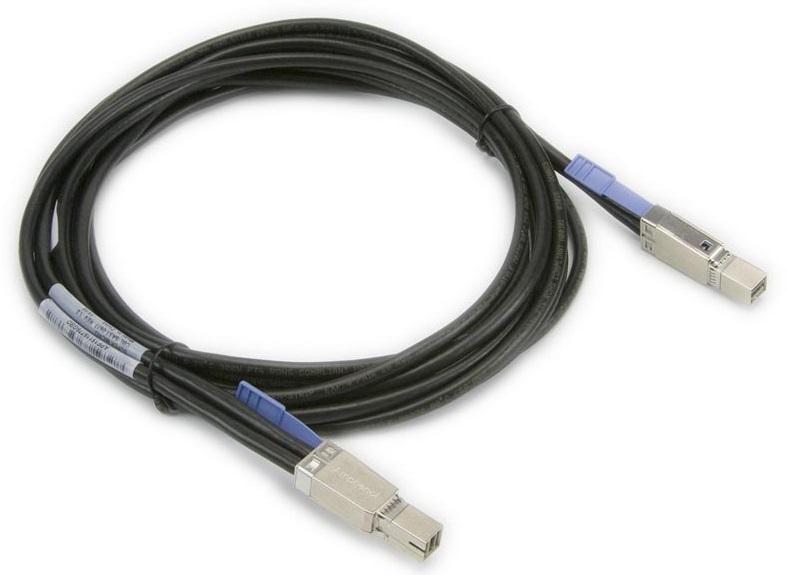 Интерфейсный кабель Infortrend SAS 12G external cable, Pull type, SFF-8644 to SFF-8644 (12G to 12G), 120 Centimeters