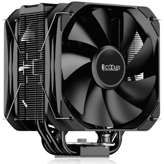 Кулер для процессора PCCooler Paladin EK6000 B S115X/1200/1700/AM4 (8 шт/кор, TDP 250W, 2x130mm PWM FAN, медная база, 6 тепловых трубок 6мм, 800-1600RPM, 18-36dBa)