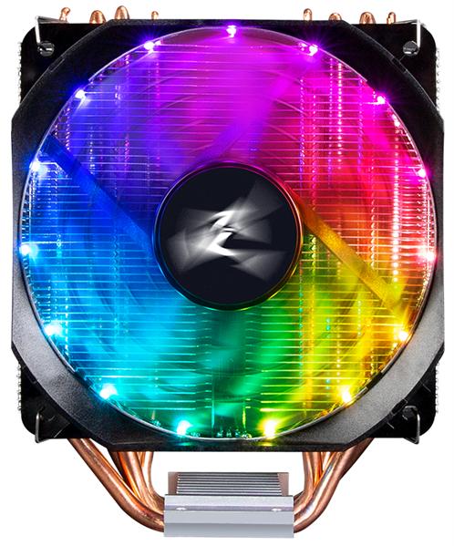 Кулер для процессора ZALMAN CNPS9X OPTIMA RGB, 120mm RGB FAN, 4 HEAT PIPES, 4-PIN PWM, 600-1500 RPM, 26DBA MAX, LONG LIFE BEARING, FULL SOCKET SUPPORT