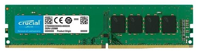 Оперативная память Crucial by Micron  DDR4   8GB  3200MHz UDIMM (PC4-25600) CL22 1Rx8 1.2V (Retail), 1 year