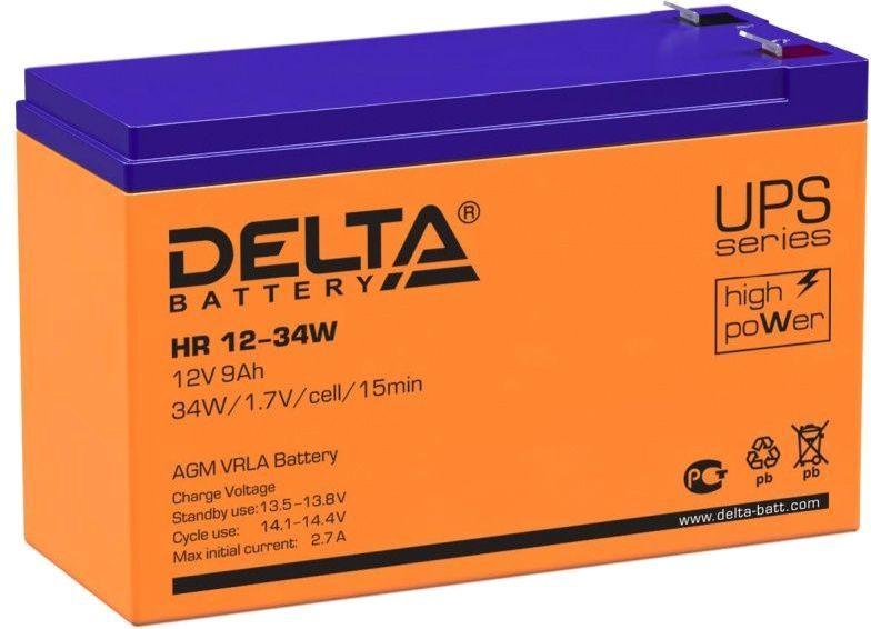  Delta Аккумуляторная батарея для ИБП HR 12-34W (12V/9Ah)