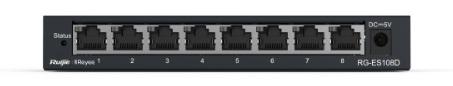 Коммутатор Reyee 8-Port  unmanaged Switch, 8 10/100base-t Ethernet  RJ45 Ports , Steel Case