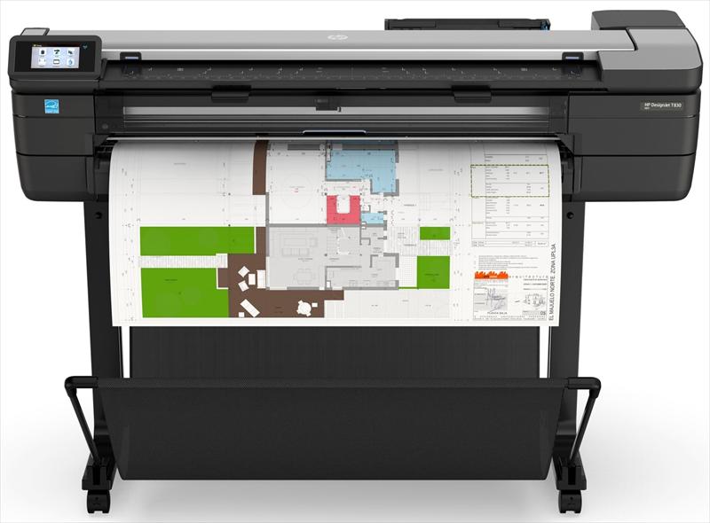 Широкоформатный принтер HP DesignJetT830 MFP (p/s/c, 36",4color,2400x1200dpi,1Gb,25sppA1,USB for Flash/GigEth/Wi-Fi,stand,media bin,rollfeed,sheetfeed,tray50 (A3/A4),autocutter,Scanner:600dpi,36x109",repl. F9A30A)