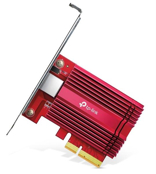  TP-Link TX401, 10 гигабитный сетевой адаптер PCI Express, PCIe 3.0 4, в комплекте кабель Ethernet CAT6A, поддержка стандартов 100 Мбит/с, 1 Гбит/с, 2,5 Гбит/с, 5 Гбит/с и 10 Гбит/с