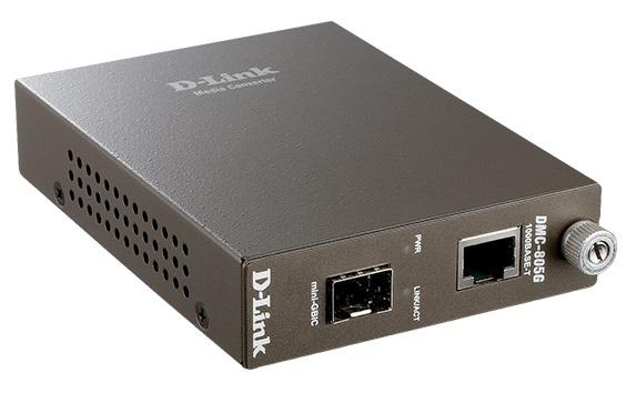 Конвертер D-Link DMC-805G/A11A, Media Converter with 1 1000Base-T port and 1 1000Base-X SFP port.Jumbo frame.