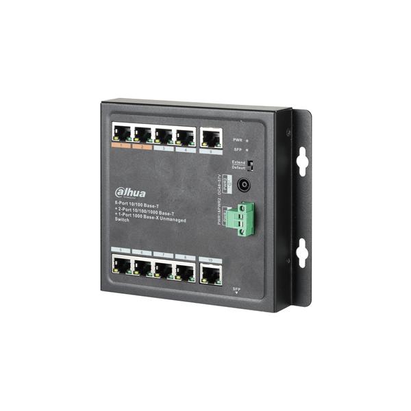 Коммутатор DAHUA DH-PFS3111-8ET-96-F, 10-Port Unmanaged Desktop Switch with 8 Port PoE