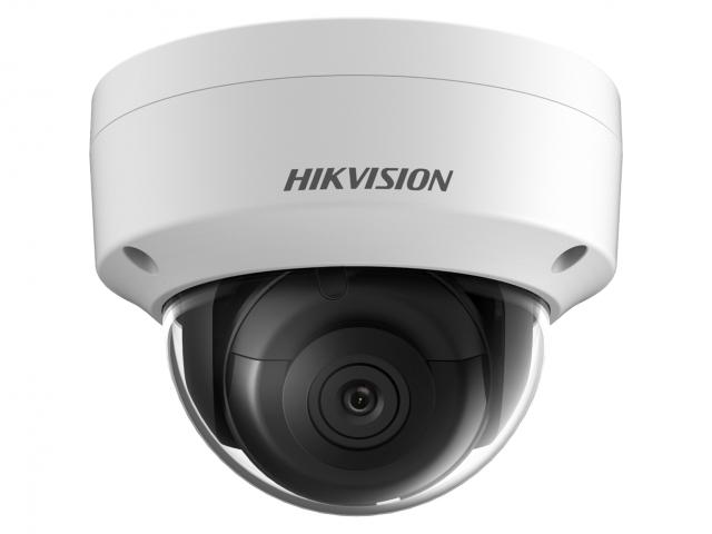 Видеокамера Hikvision 2Мп уличная купольная IP-камера с EXIR-подсветкой до 30м1/2.8" Progressive Scan CMOS; объектив 6мм; угол обзора 54°; механический ИК-фильтр; 0.028лк@F2.0; сжатие H.265/H.265+/H.264/H.264+/M