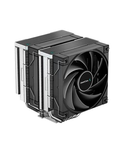 Кулер для процессора DEEPCOOL AK620 LGA20XX/1700/1200/115X/AM5/AM4 (8шт/кор, TDP 260W, PWM, DUAL Fan 120mm, 6 тепл. трубок, черный) RET