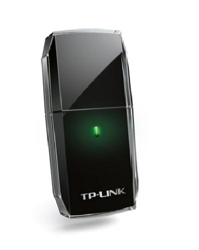 Беспроводной сетевой адаптер TP-Link Archer T2U, AC600 Двухдиапазонный мини Wi-Fi USB адаптер, до 200 Мбит/с на 2,4 ГГц + до 433 Мбит/с на 5 ГГц, USB 2.0