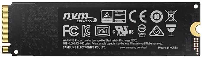 Твердотельный накопитель SSD M.2 (PCI-E NVMe) 500Gb Samsung 970 EVO plus (R3500/W3200MB/s) (MZ-V7S500BW analog MZ-V7E500BW, MZ-V6E500BW) 1year