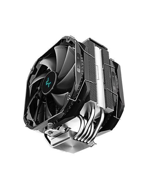 Кулер для процессора DEEPCOOL AS500 PLUS LGA20XX/1700/1200/115X/AM5/AM4 (8шт/кор, TDP 220W, PWM, ARGB Led, DUAL Fan 140mm, 5 тепл. Трубок ) RET