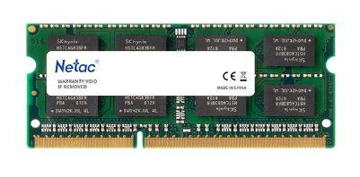 Оперативная память Netac Basic SODIMM 4GB DDR3L-1600 (PC3-12800) C11 11-11-11-28 1.35V Memory module