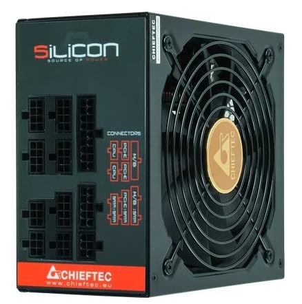 Блок питания Chieftec Silicon SLC-1000C (ATX 2.3, 1000W, 80 PLUS BRONZE, Active PFC, 140mm fan, Full Cable Management) Retail