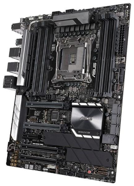 Серверная материнская плата ASUS Motherboard WS X299 PRO / LGA-2066,X299,8DIMM,6xSATA 6Gb/s p,1xU.2,5PCIE,3Y Wr