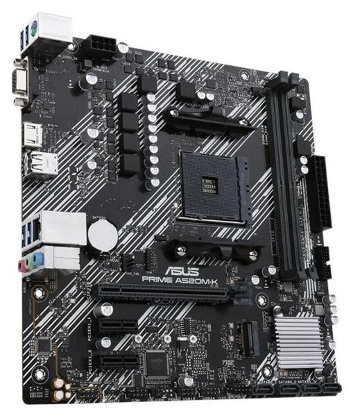 Материнская плата GIGABYTE A520M K, AM4, A520, 2*DDR4, HDMI,  4 SATA 6 Гб/с, M2, Audio, Gb LAN, USB 3.2, USB 2.0, mATX