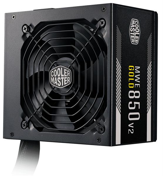 Блок питания Cooler Master MWE Gold 850 V2, 850W, ATX, 120mm, 24pin, 12xSATA, 4xPCI-E(6+2), APFC, 80+ Gold