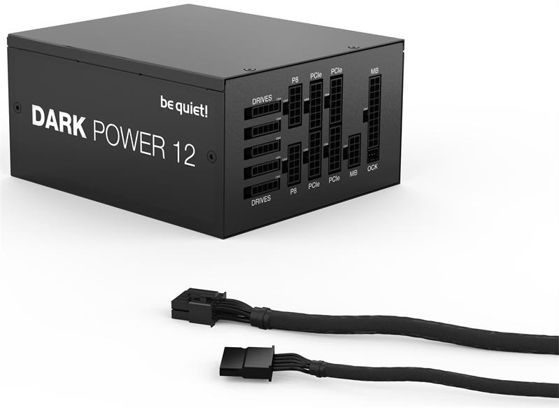 Блок питания be quiet! DARK POWER 12 750W / ATX 2.52, APFC, 80 PLUS Titanium, 135mm fan, 8x6+2pin, fully modular / BN314